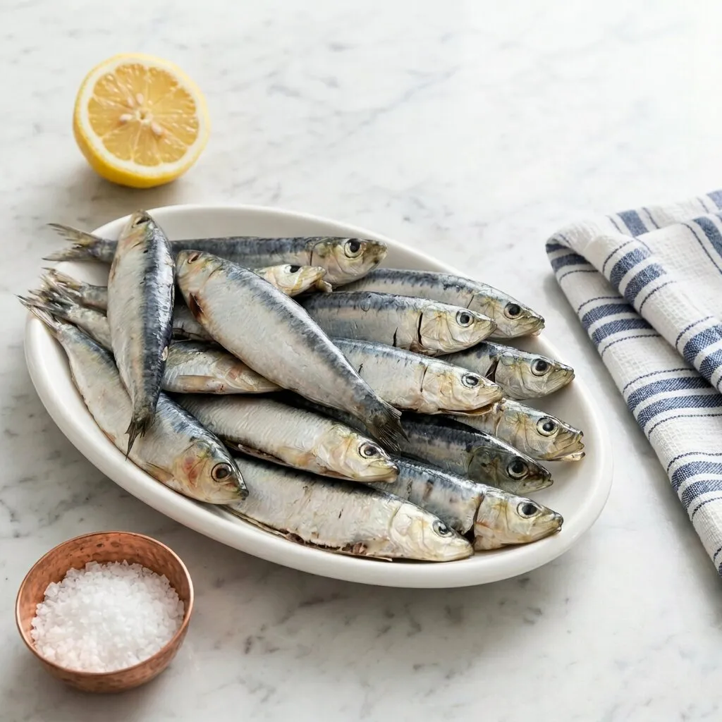 Sardines, Whole, Portugal, 2 Lb Bag / 10 per / 1 case