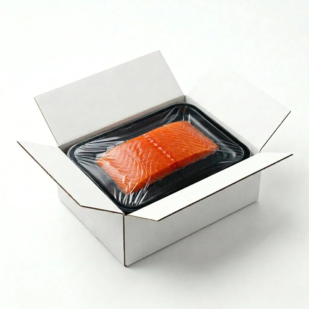 Salmon, Sockeye, Fillet, Wild Caught, Alaska, 8 Oz, 1 Lb Tray / 10 per / 1 case
