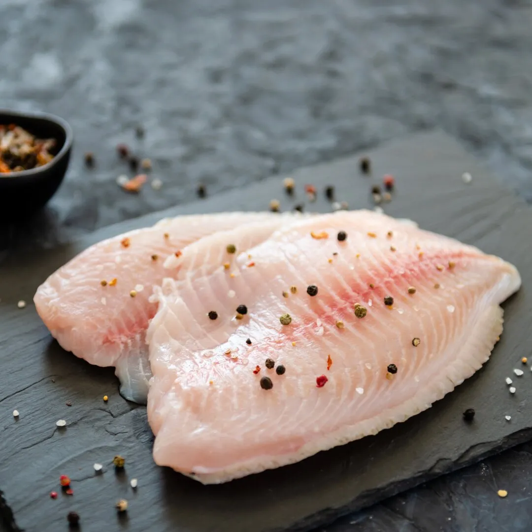 Tilapia, Fillet, 7-9 Oz, 1lb Tray / 10 per / 1 case
