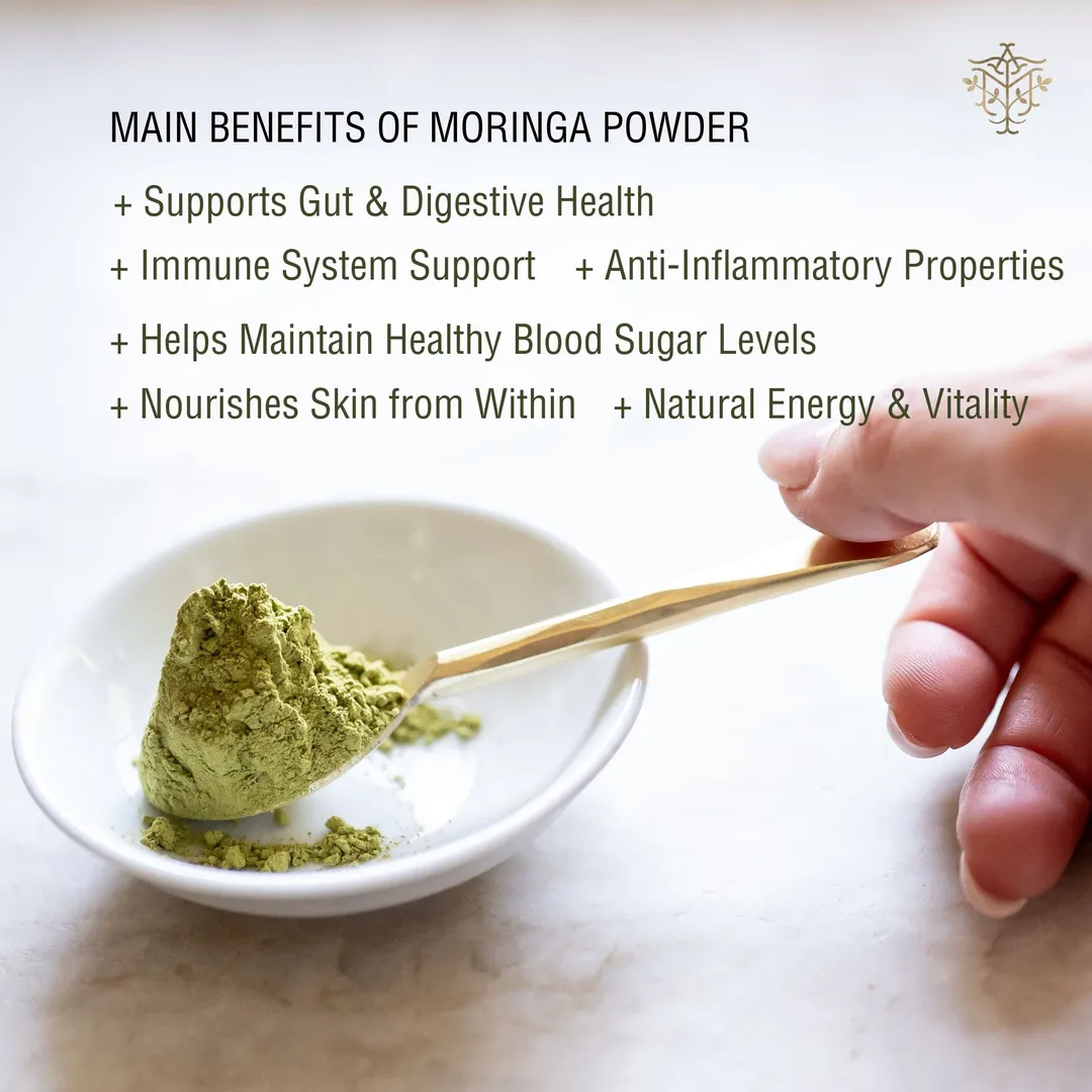 Moringa Leaf Powder, Pure 1-Ingredient Superfood, USDA Organic