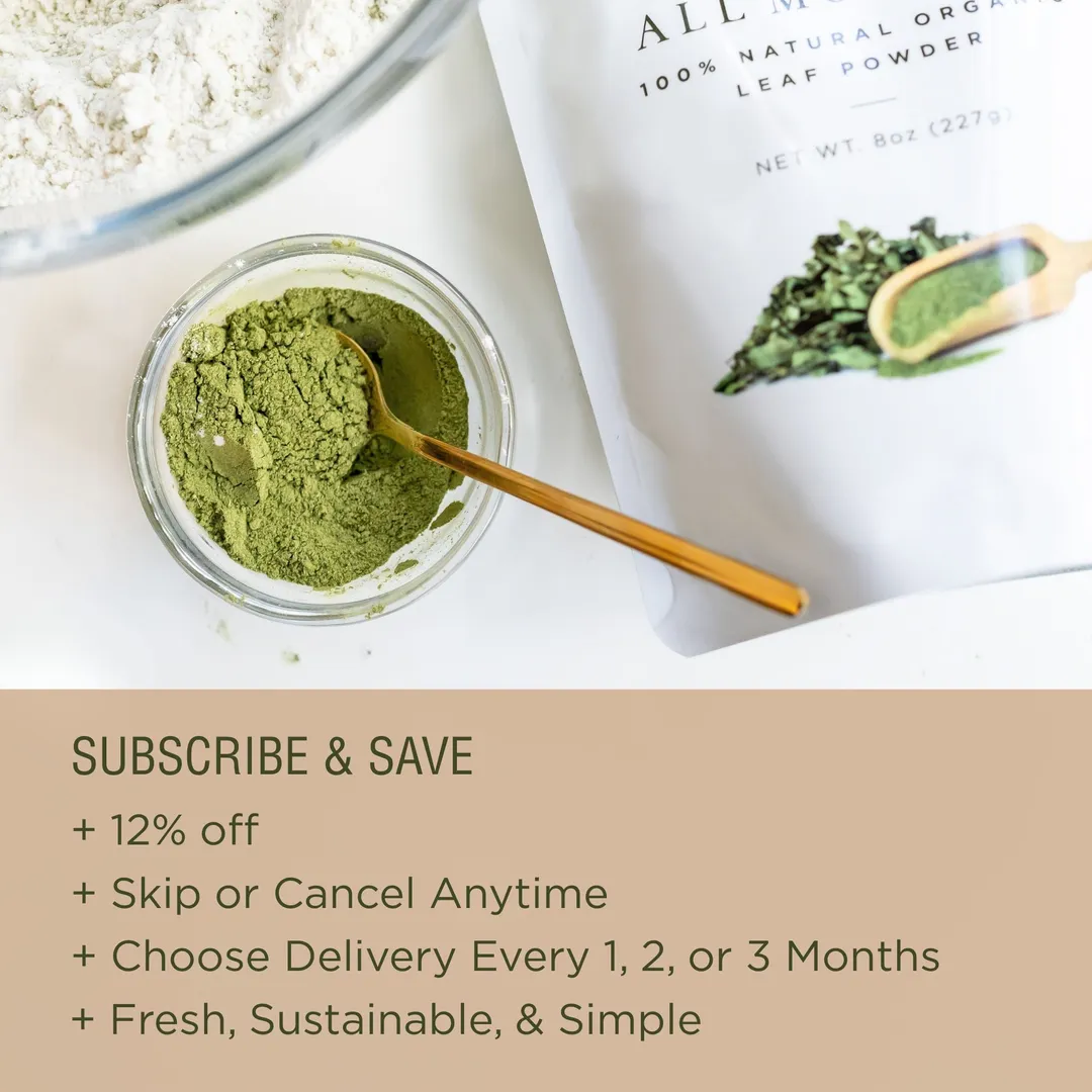 Moringa Leaf Powder, Pure 1-Ingredient Superfood, USDA Organic
