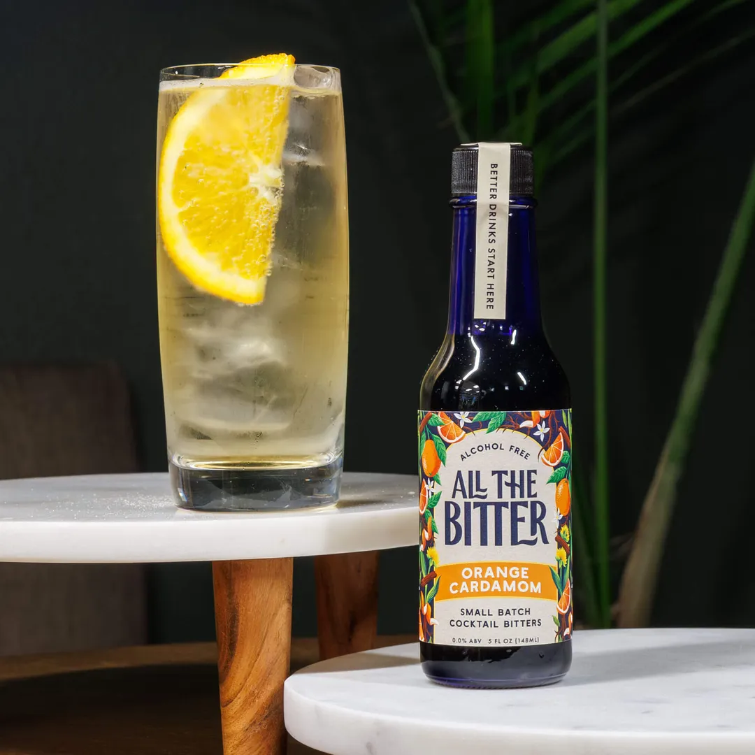 Orange Cardamom Bitters (Alcohol-Free)