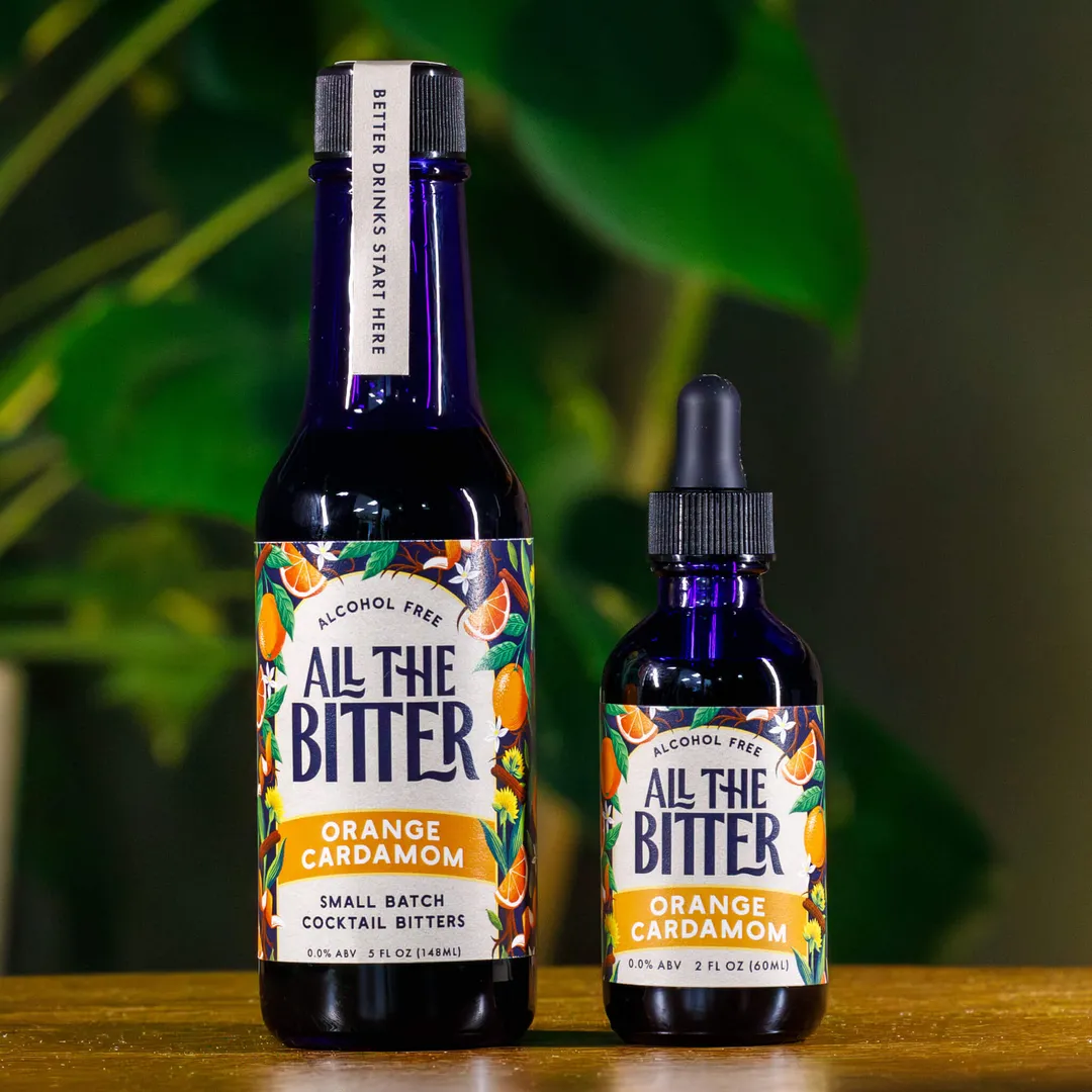 Orange Cardamom Bitters (Alcohol-Free)
