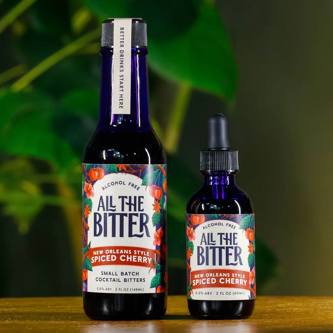 New Orleans Spiced Cherry Bitters (Alcohol-Free)