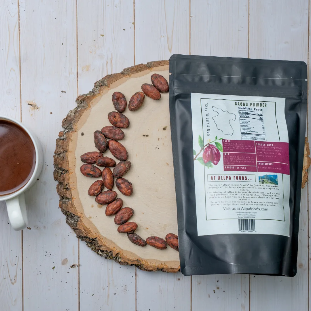 Allpa All-Natural Premium Peruvian Cacao Powder 8oz