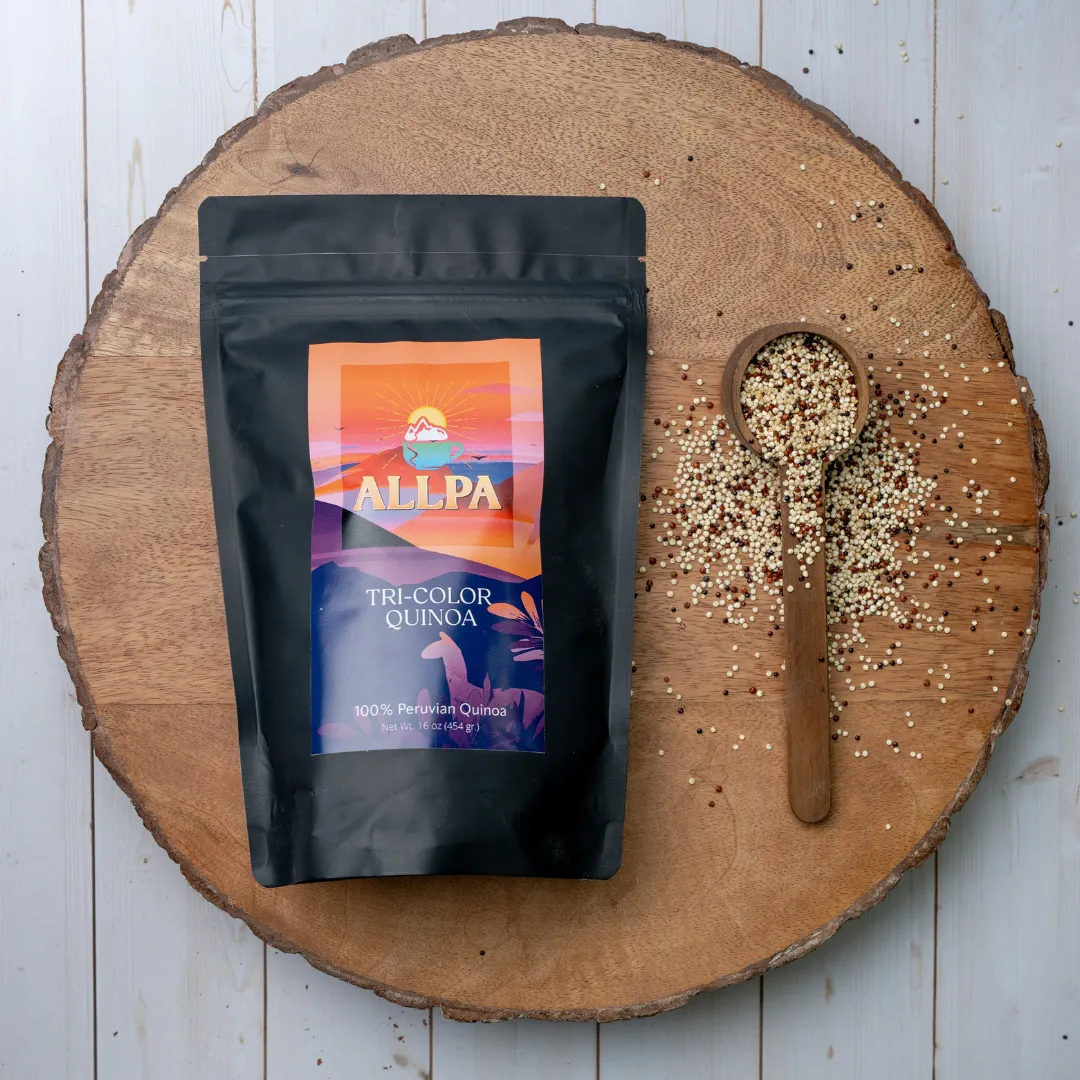 Allpa Organic Peruvian Tri-Color Quinoa 16oz