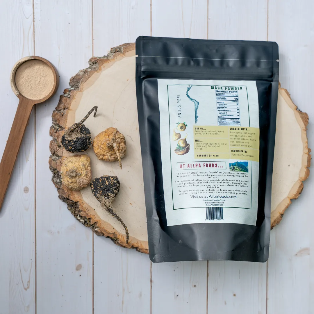 Allpa Organic Peruvian Maca Root Powder 12oz