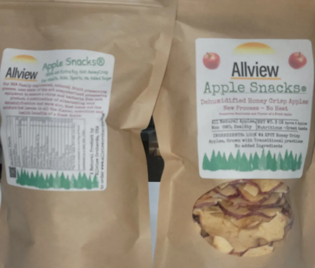 Dehydrated Honey Crisp Apple Snack Chips (Dried)