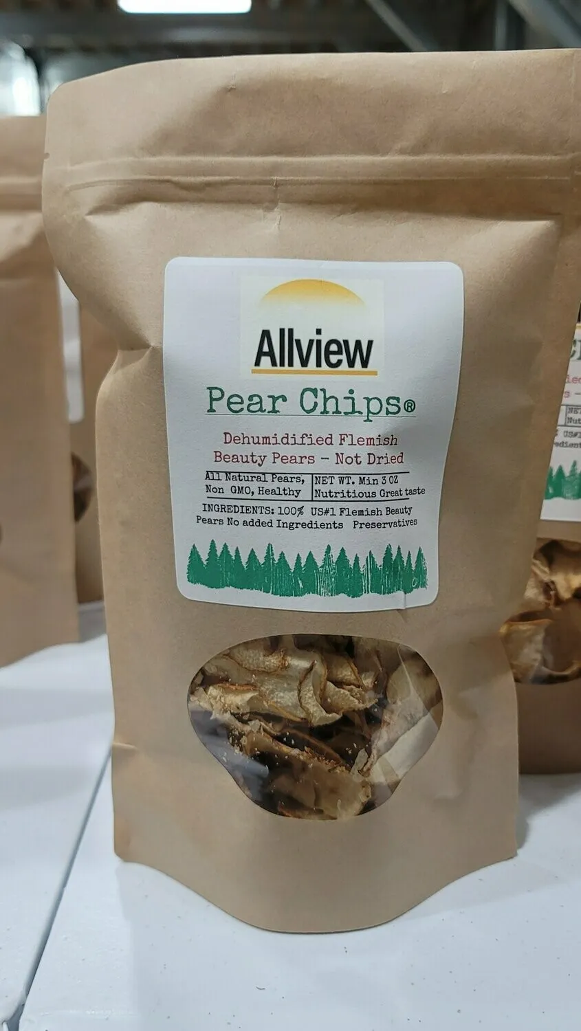 Dehydrated Flemish Beauty Pear Snack chips