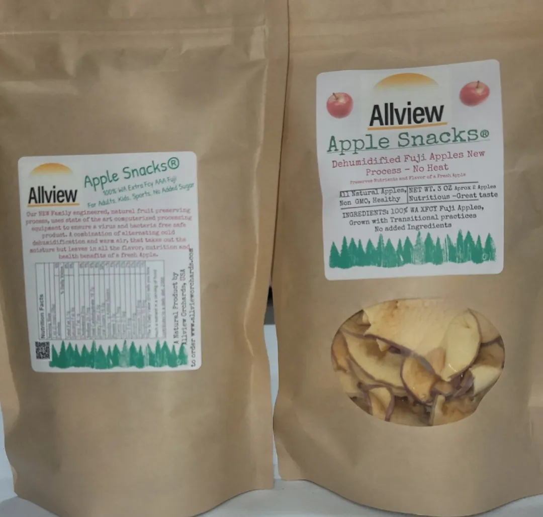 Dehydrated Fuji Apple Snack Chips