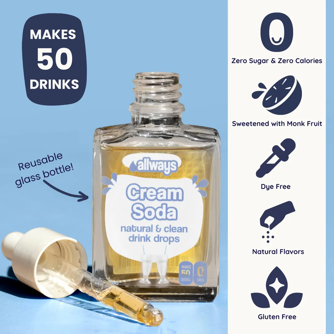 Cream Soda Water Enhancer Drops