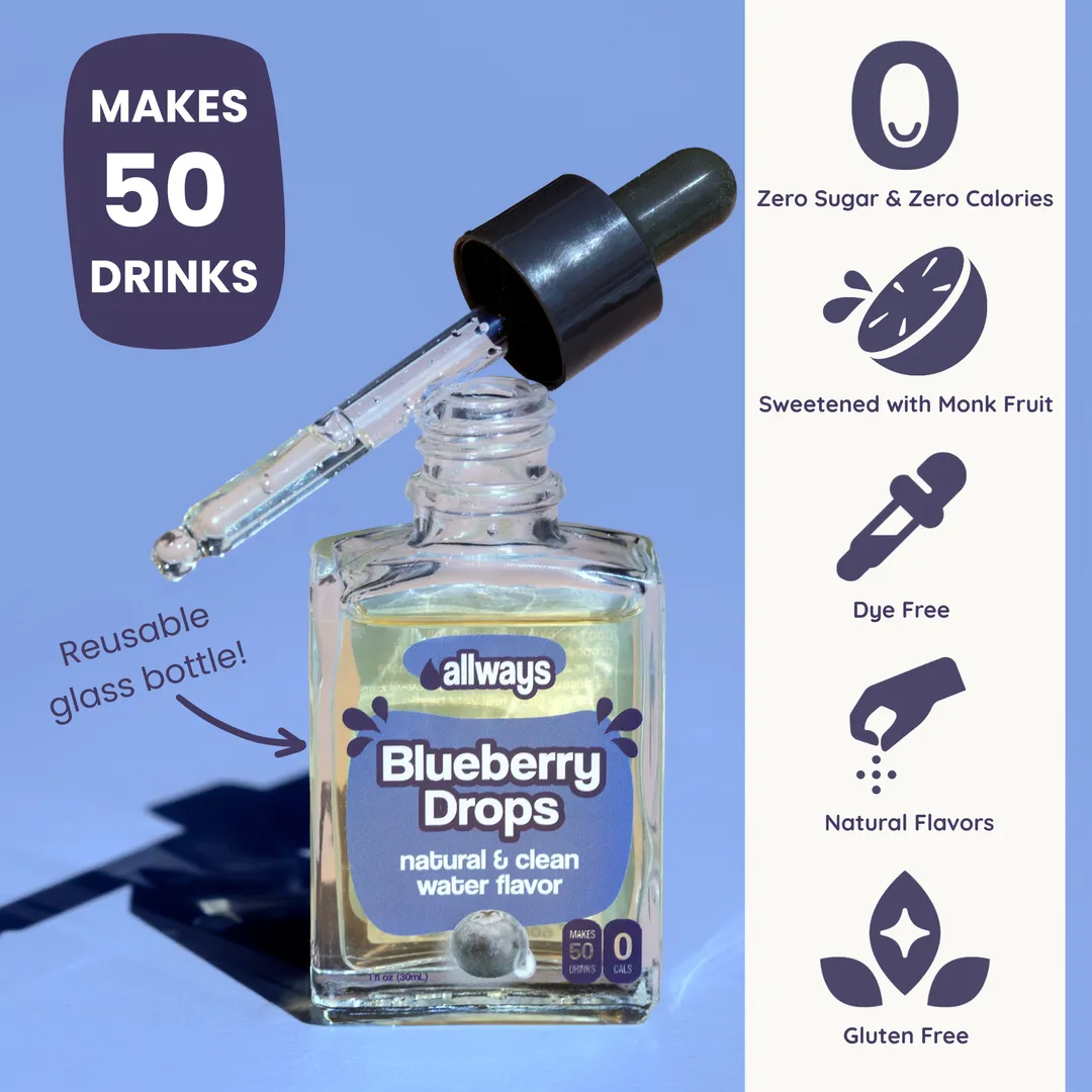 Blueberry Water Enhancer Drops