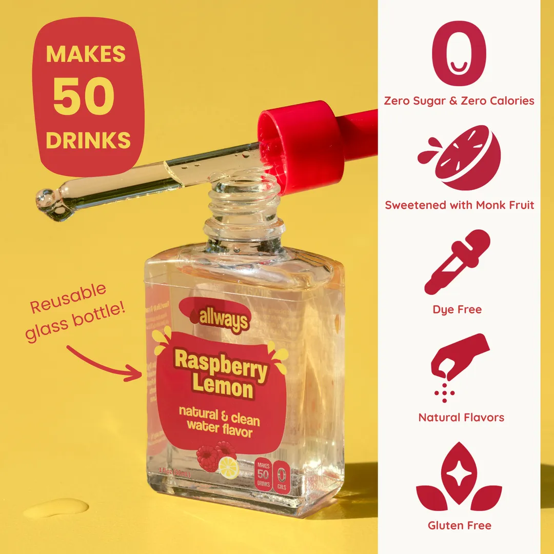 Raspberry Lemon Water Enhancer Drops