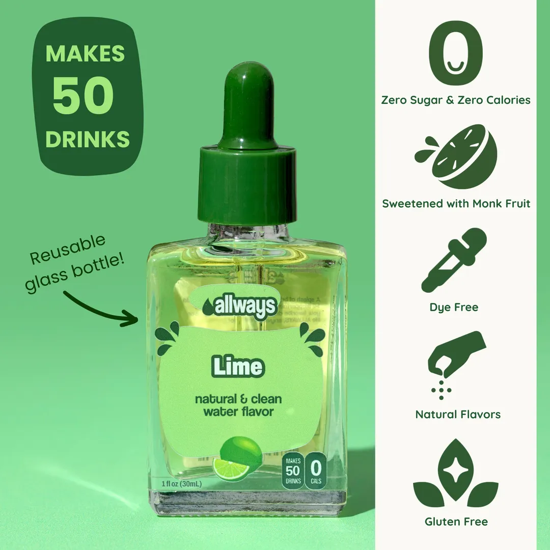 Lime Water Enhancer Drops