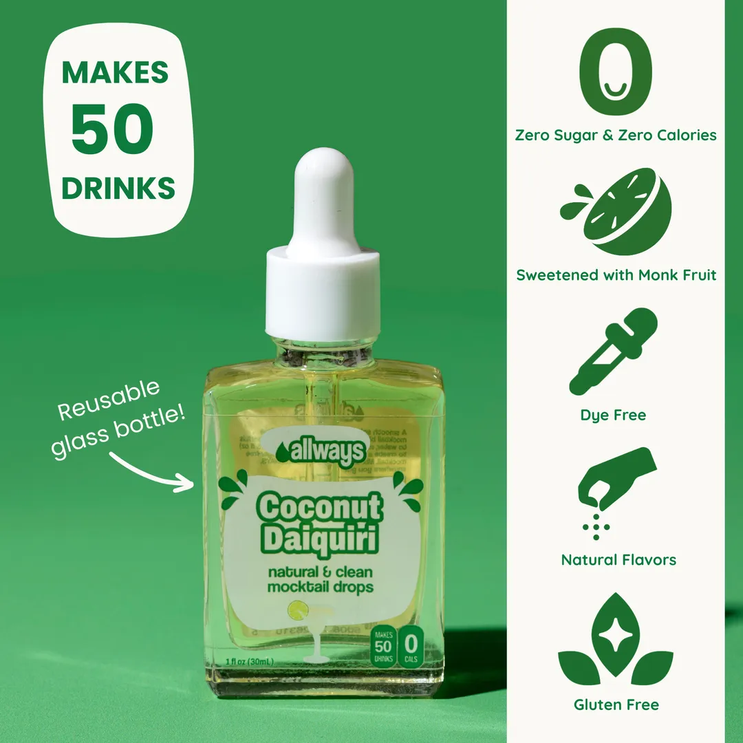 Coconut Daiquiri Water Enhancer Drops