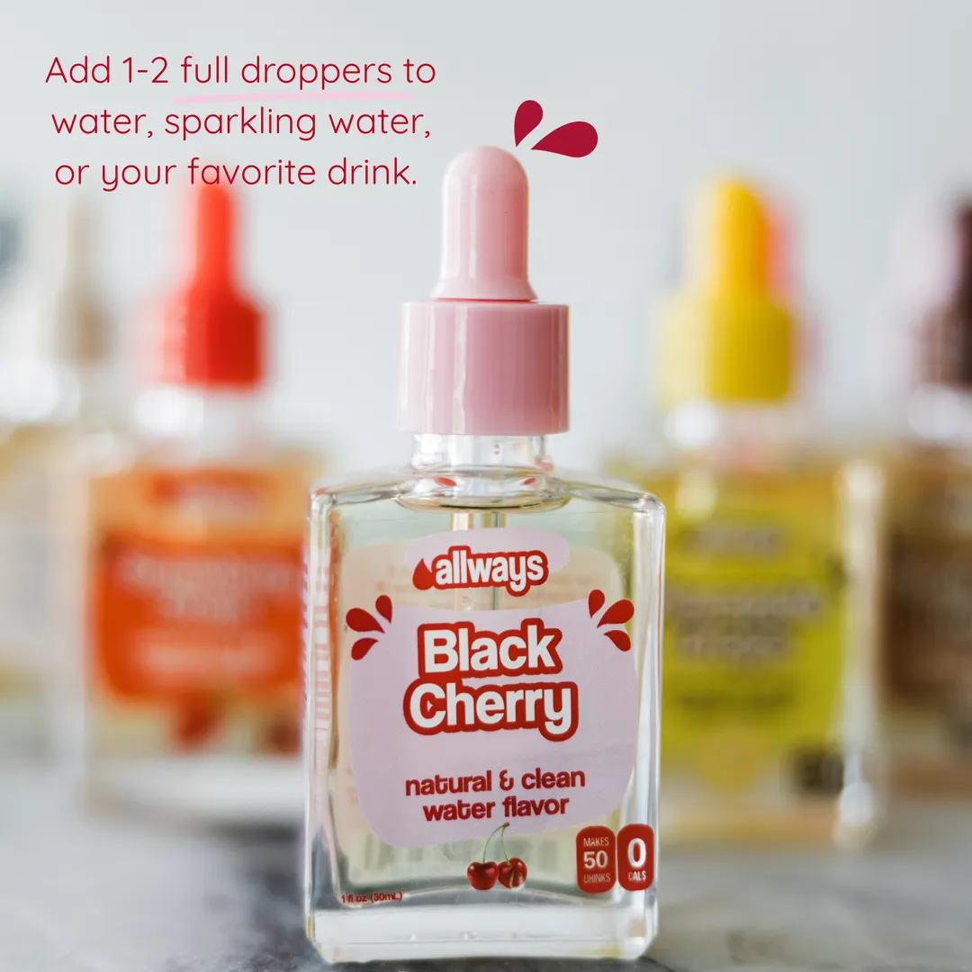 Black Cherry Water Enhancer Drops