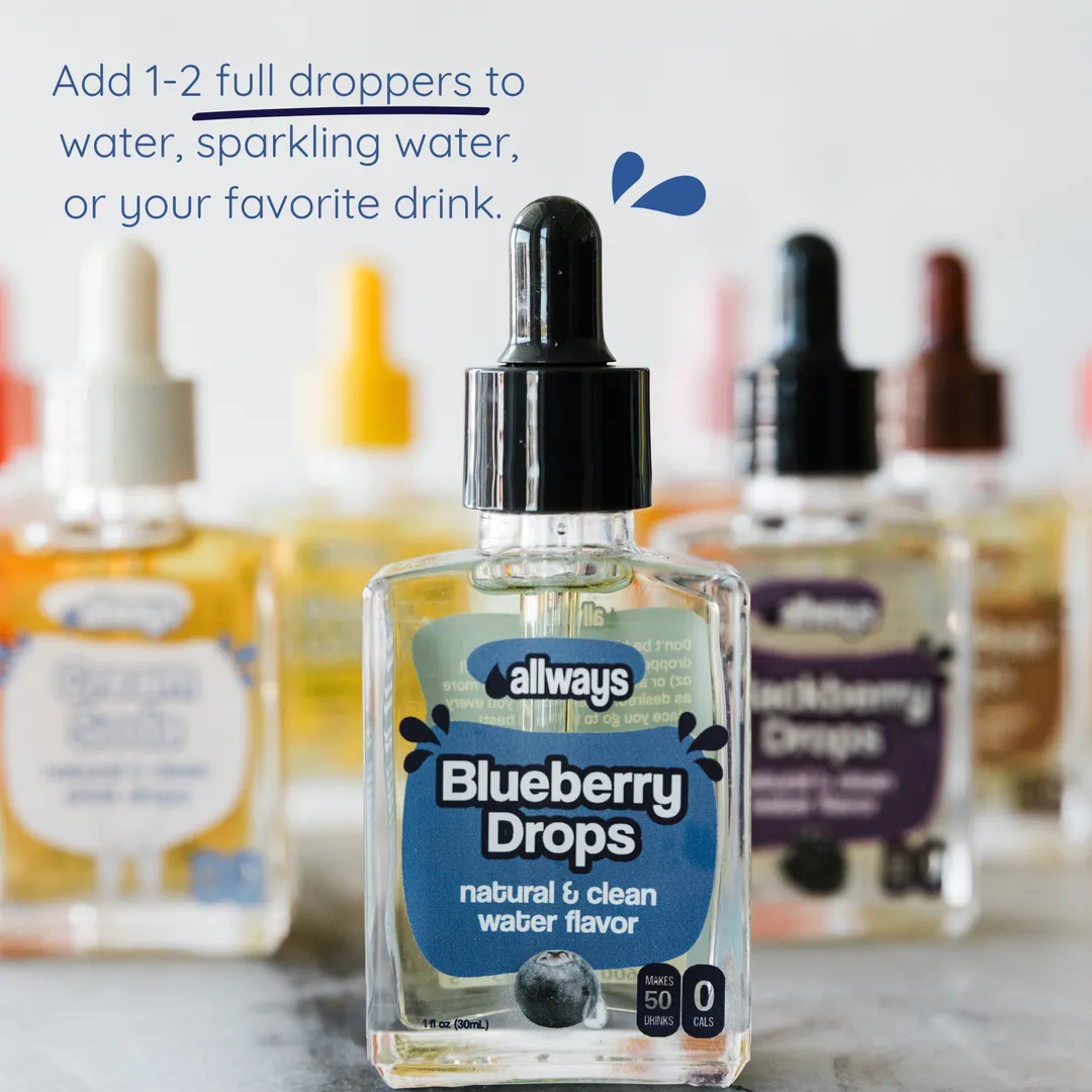 Blueberry Water Enhancer Drops