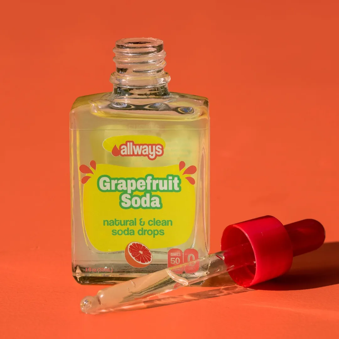 Grapefruit Soda Water Enhancer Drops