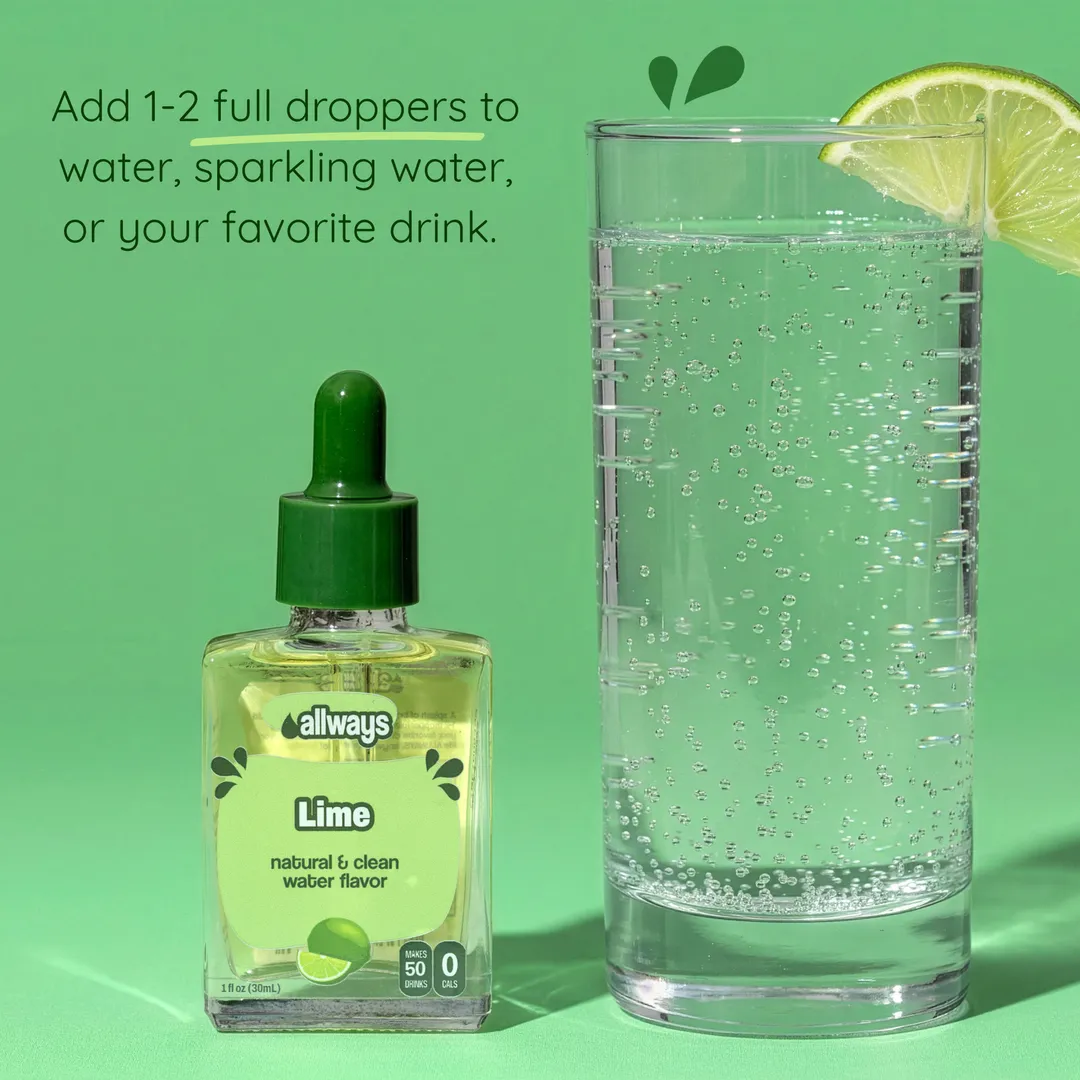 Lime Water Enhancer Drops