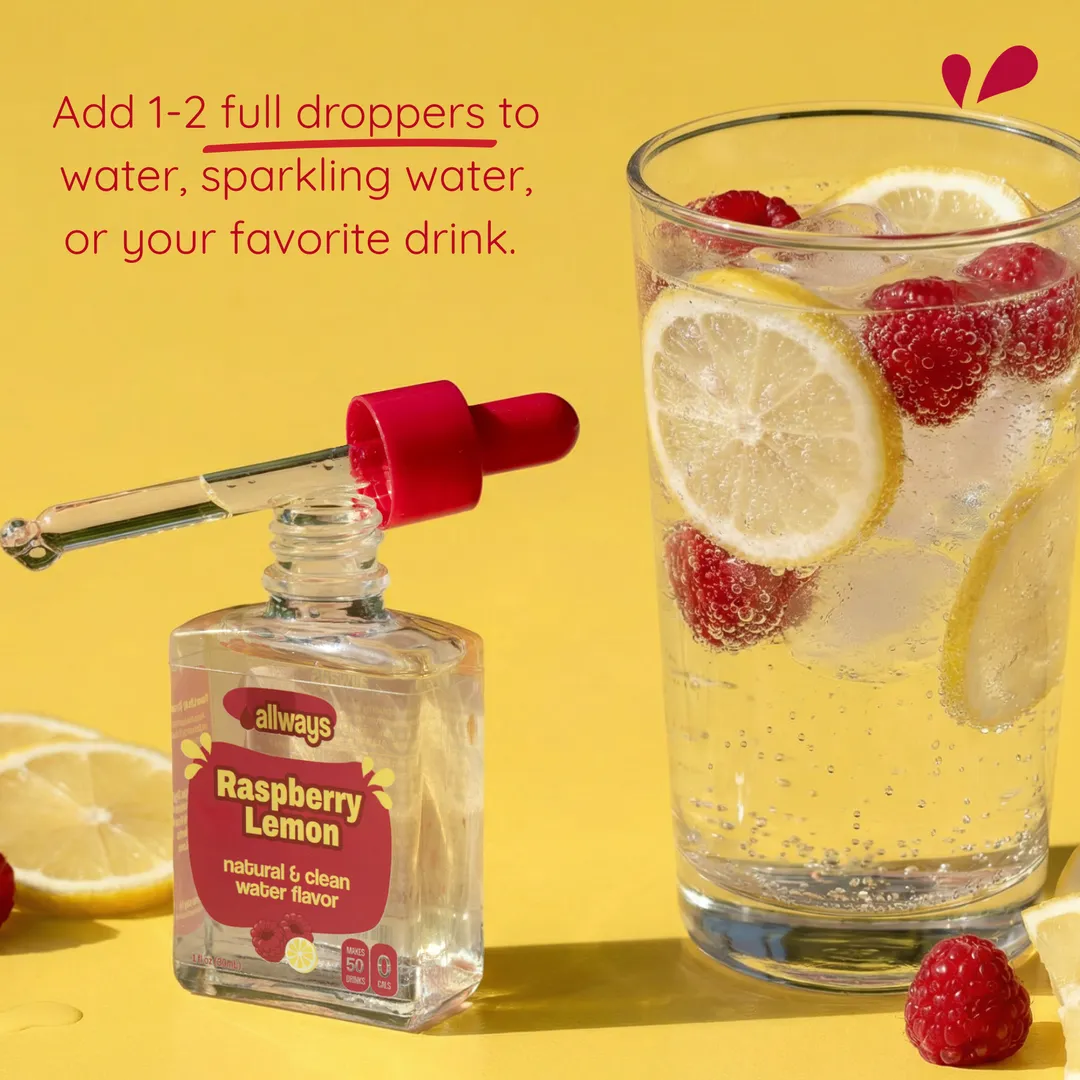 Raspberry Lemon Water Enhancer Drops
