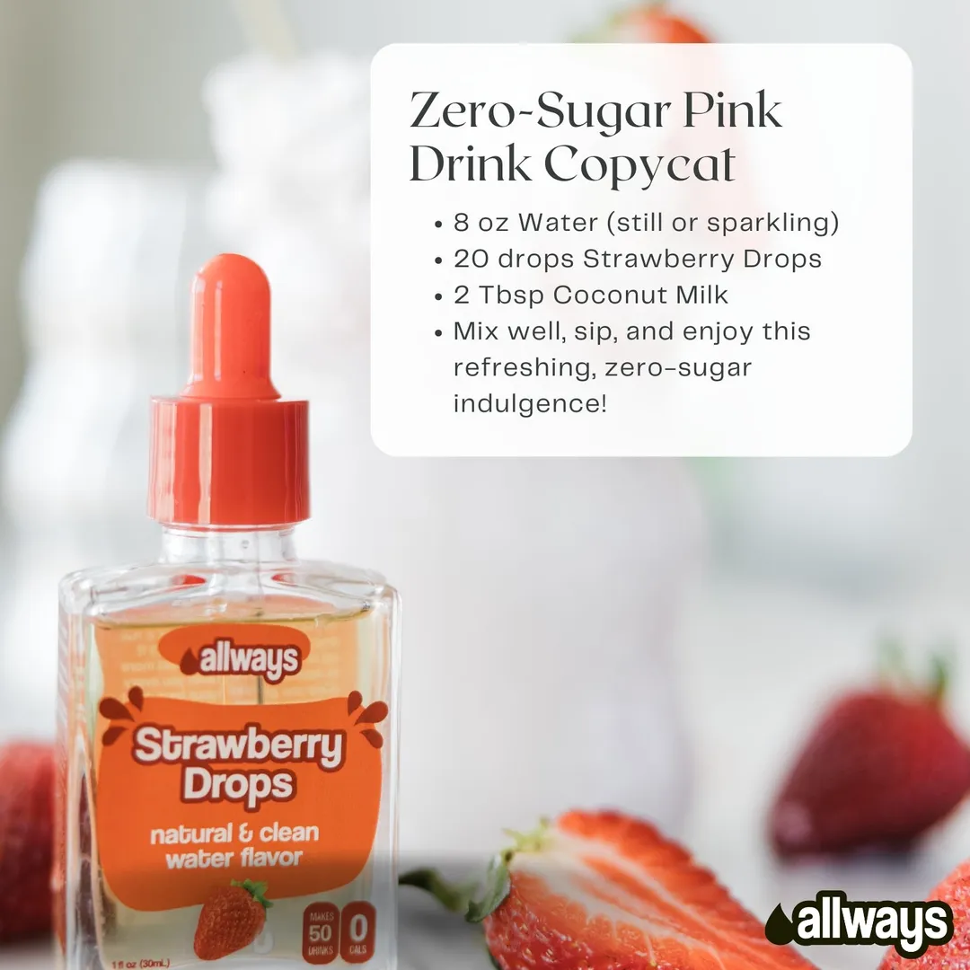 Strawberry Water Enhancer Drops