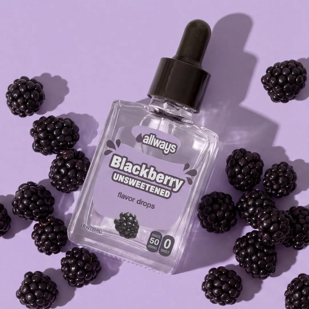 UNSWEETENED Blackberry Water Enhancer Drops