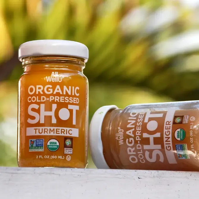 Organic Cold-Pressed Turmeric Shot