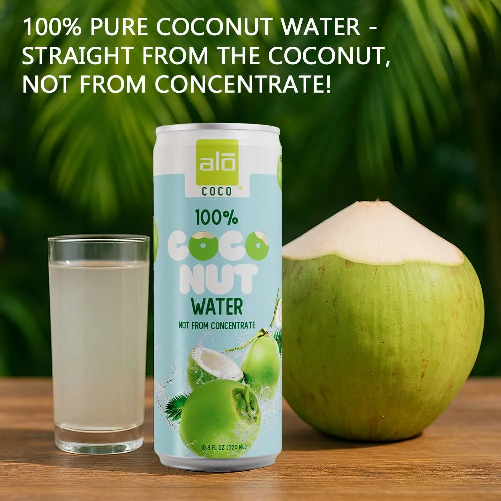 Pure Coconut Water/100% Juice/12 pack of 10.8 FL OZ slim can