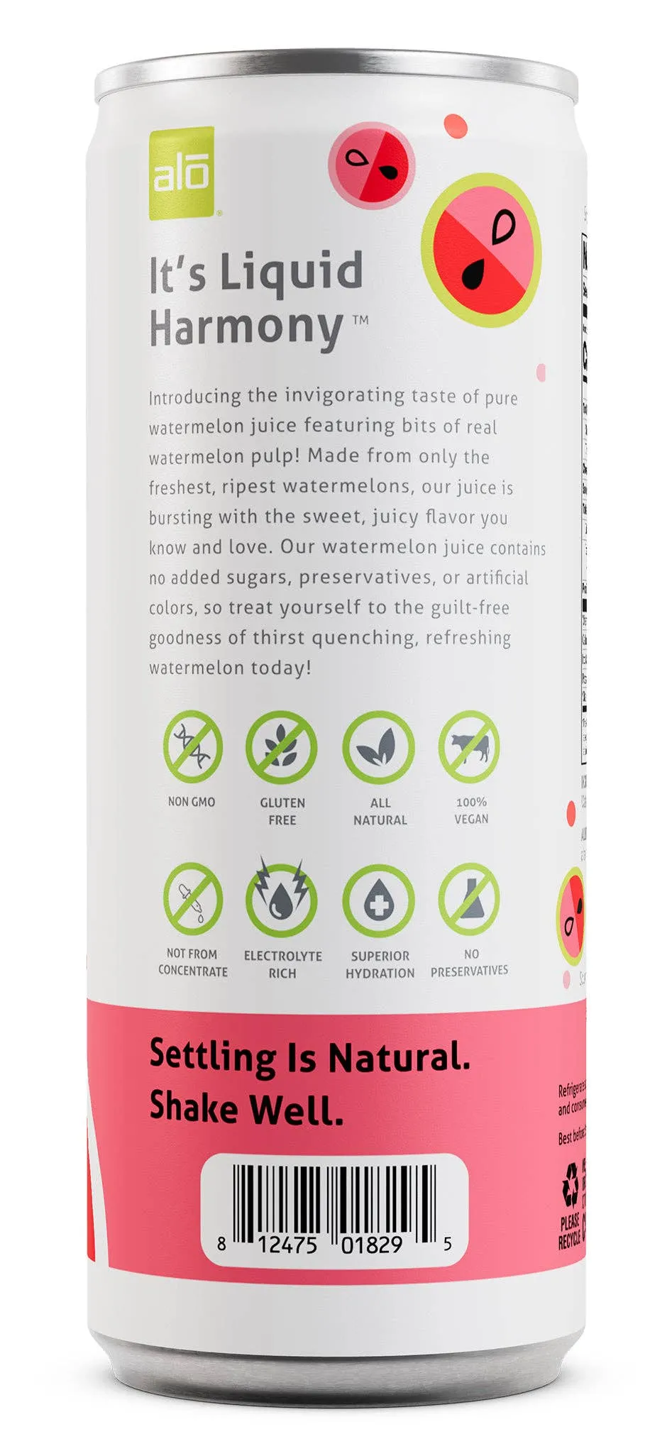 Watermelon Juice/ 100% JUICE/10.8 fl oz pack of 12