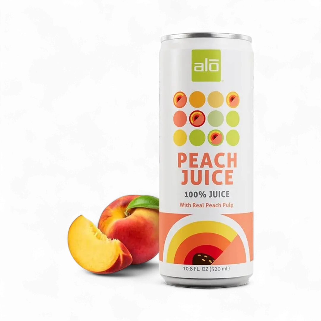 Peach Juice/ 100% JUICE/ 10.8 fl oz pack of 12
