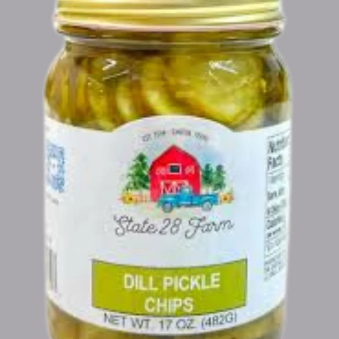 State 28 Farm - Texas - Dill Pickle Chips - 17 oz 