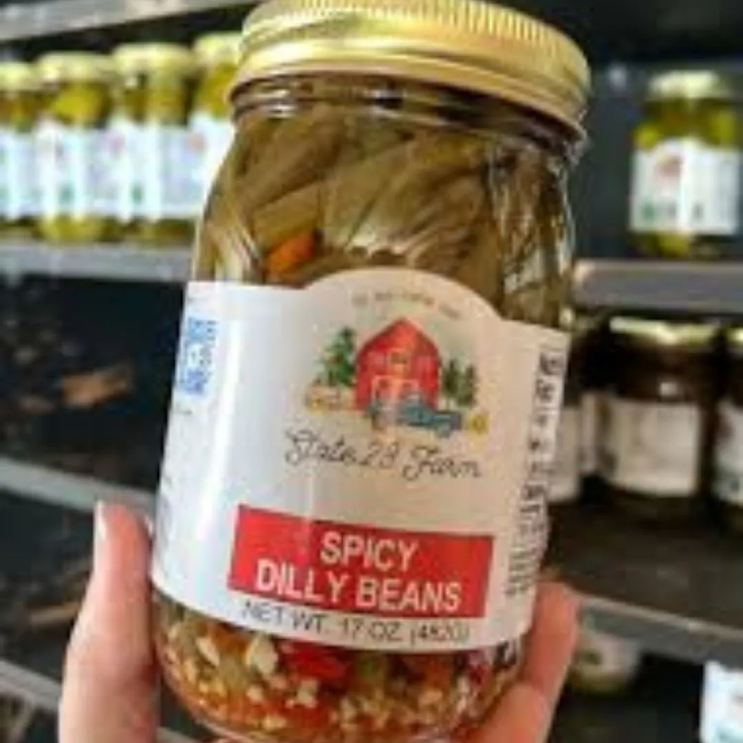 State 28 Farm - Texas - Spiced Pickled Dilly Beans - 17 oz 