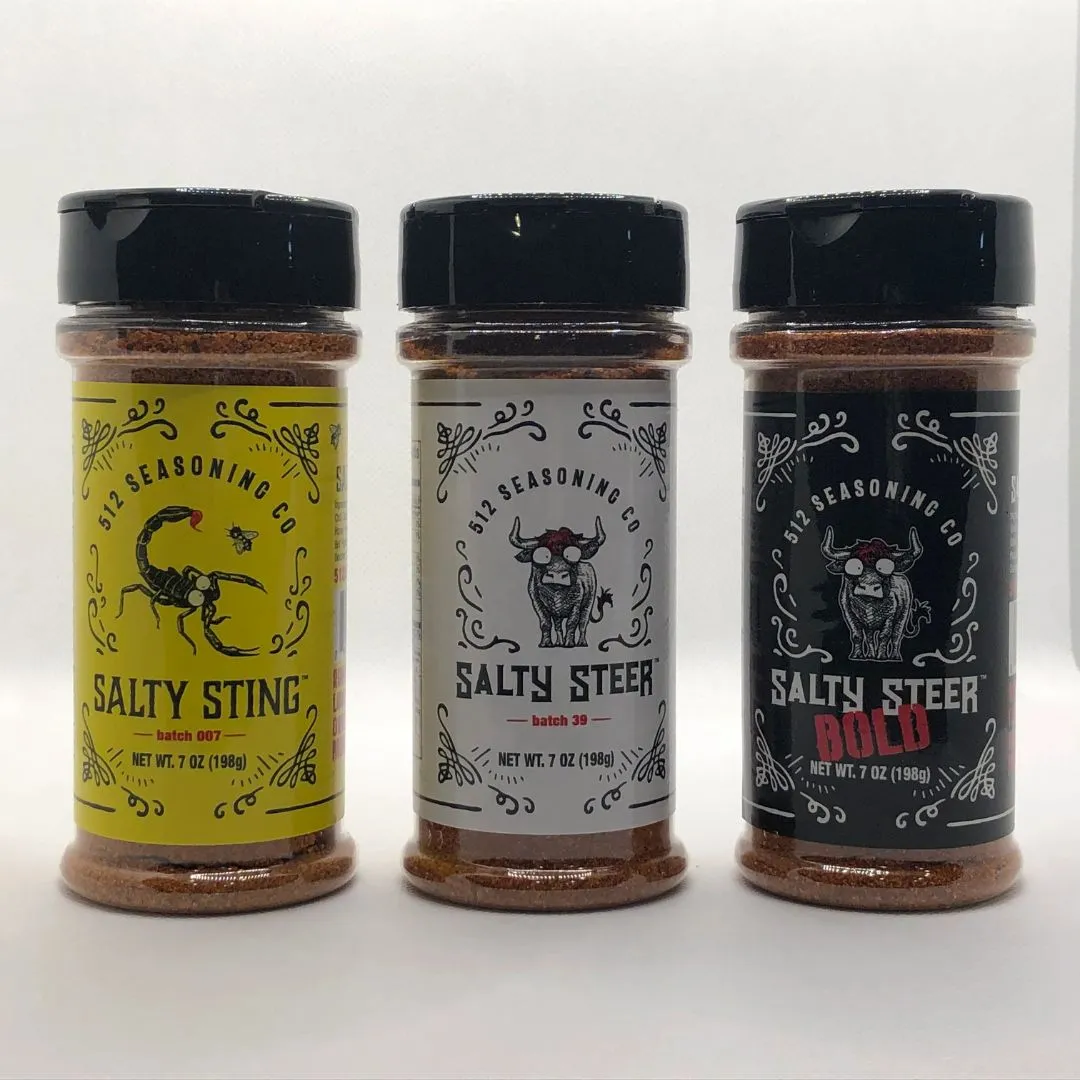 512 Seasoning Co. - Texas - Bold Salty Steer - 14oz