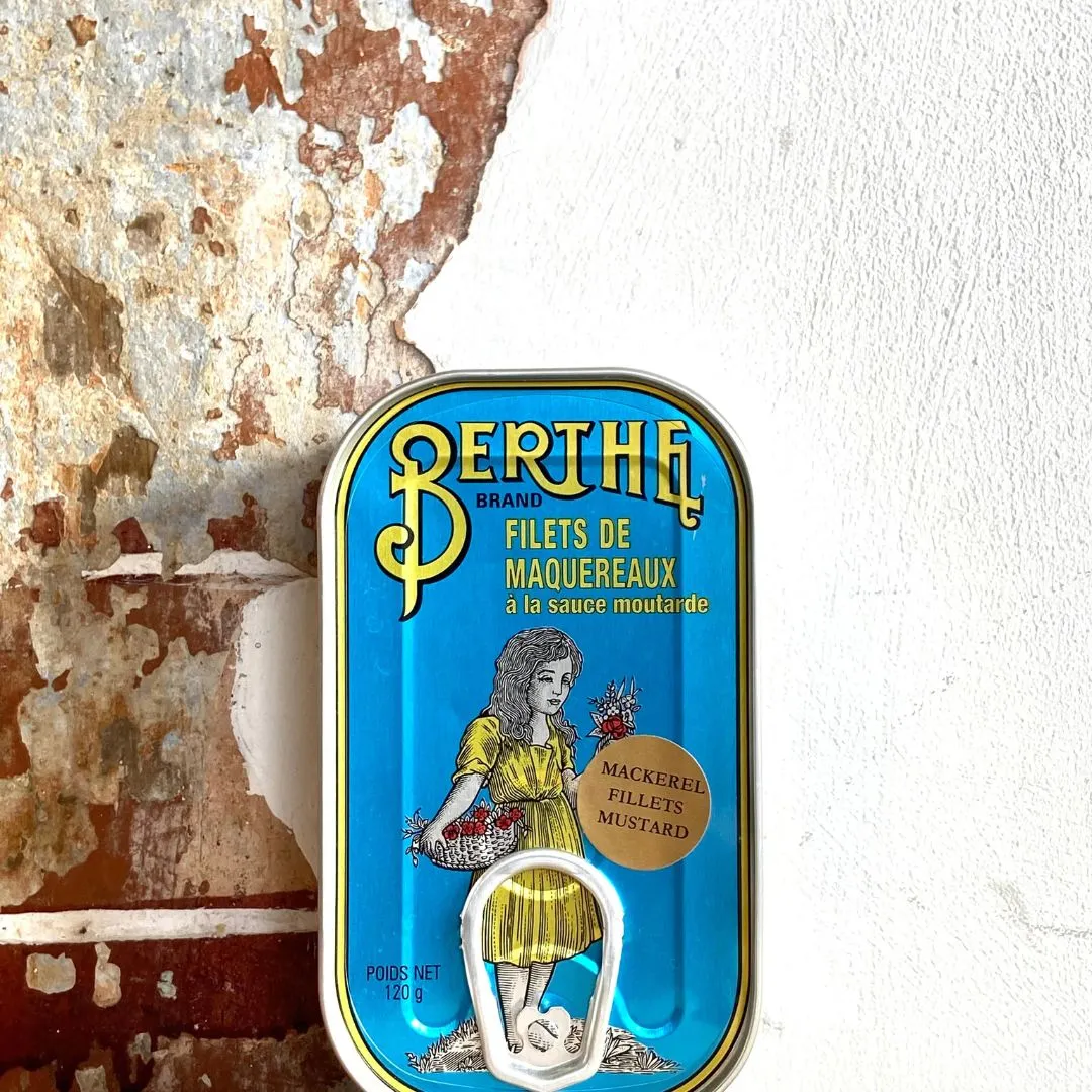 Berthe - Portugal - Mackerel Fillets in Mustard Sauce - 120 grams