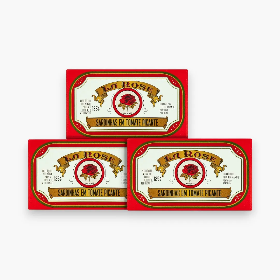 La Rose - Portugal - Sardines in Spicy Tomato Sauce - 125 grams