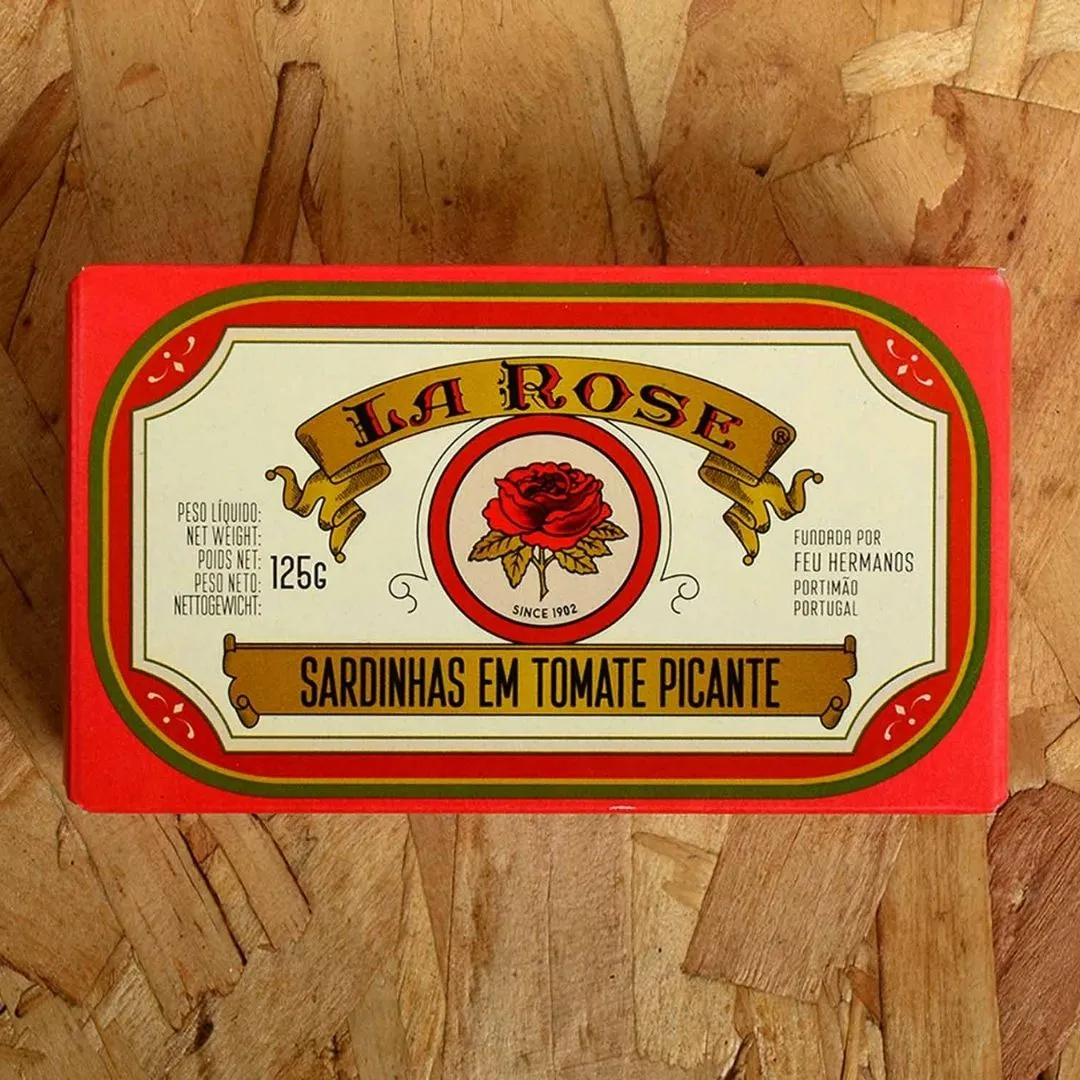 La Rose - Portugal - Sardines in Spicy Tomato Sauce - 125 grams