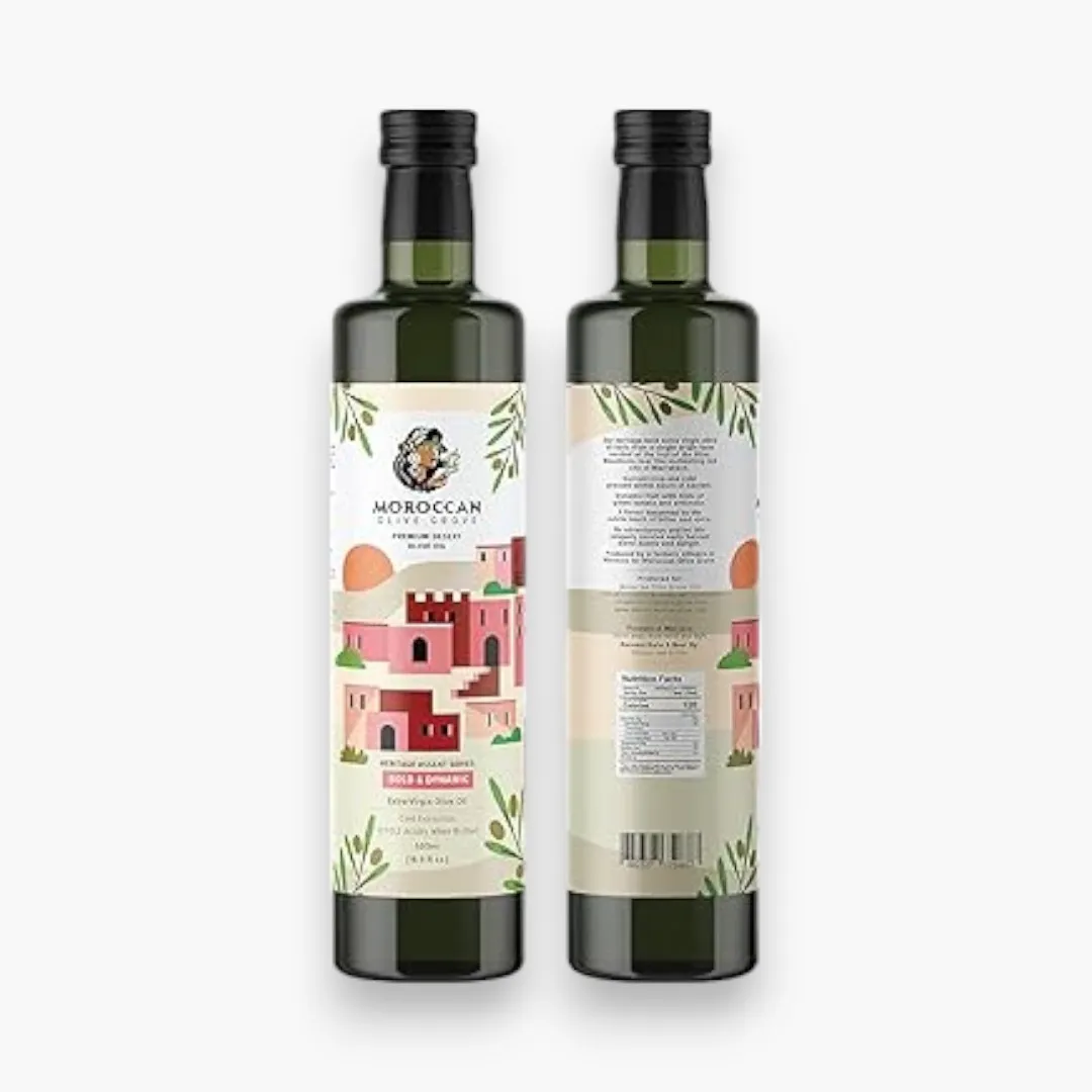 Moroccan Olive Grove - Morroco - Red Bold and Dynamic - 16.9 oz