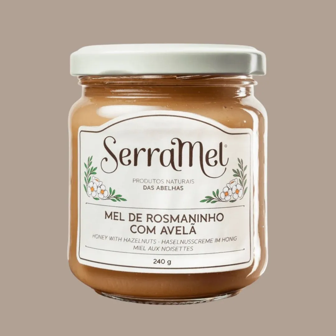 Serramel - Portugal - Hazelnuts in Honey (Creamed) - 240 grams