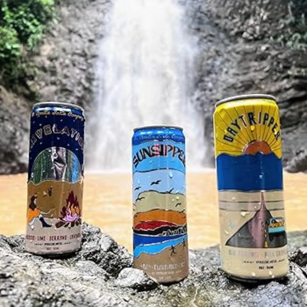 St. Cecilia Soda Company - Texas - Sunsipper Crisp and Bubbly mineral  - 12 oz (6*4pk)