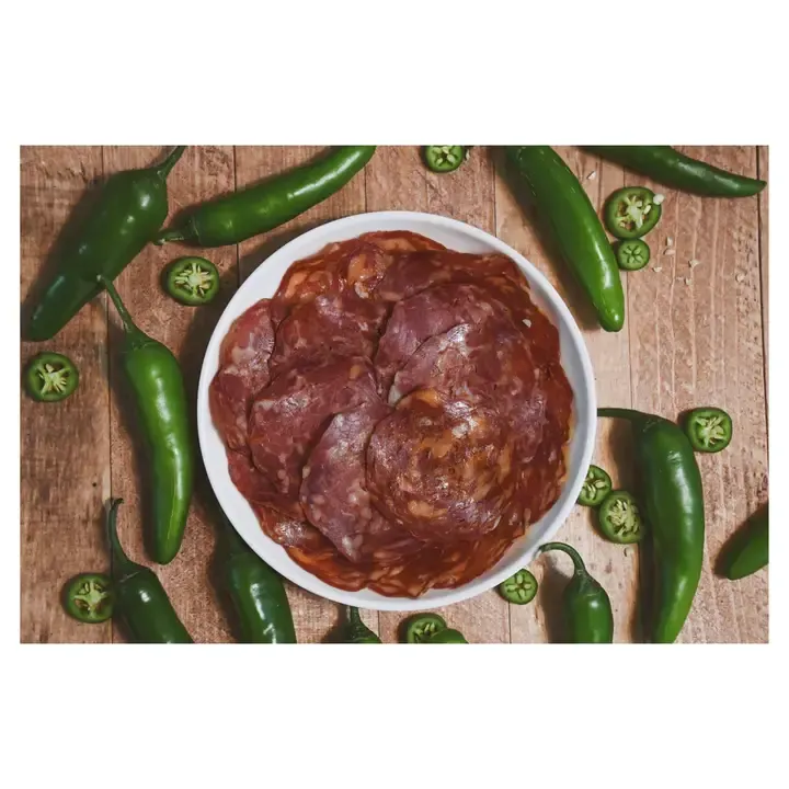 Texas Iberico® Sliced Smoked Serrano Pepper Salami - 2oz
