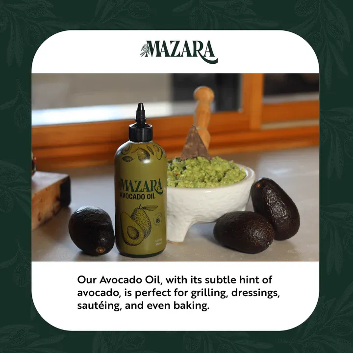 Mazara Premium Squeezable Spanish Organic Avocado Oil - 500ml