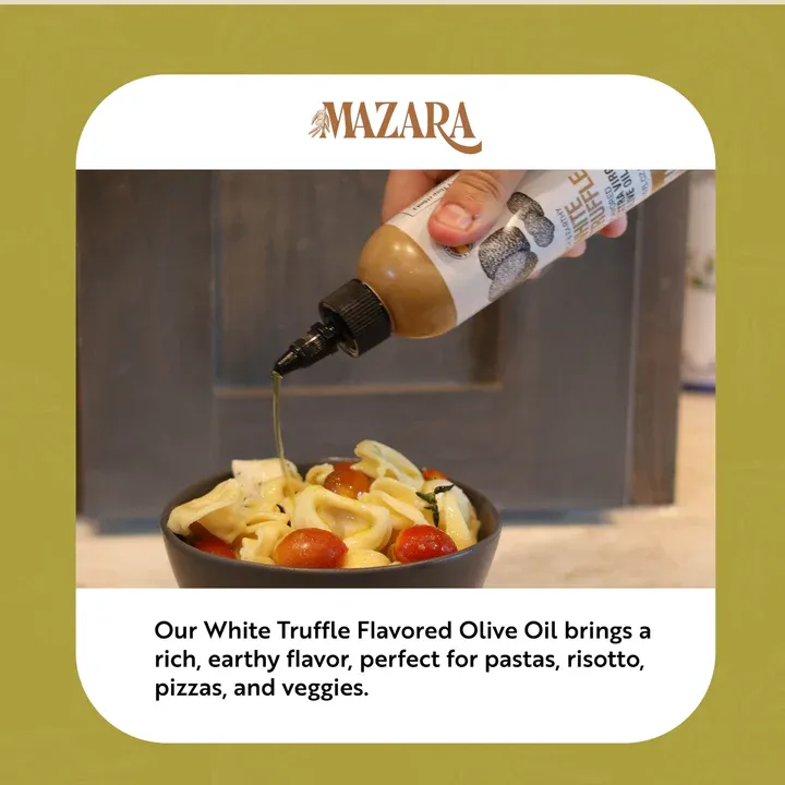 Mazara Squeezable Spanish Organic White Truffle Olive Oil - 250ml