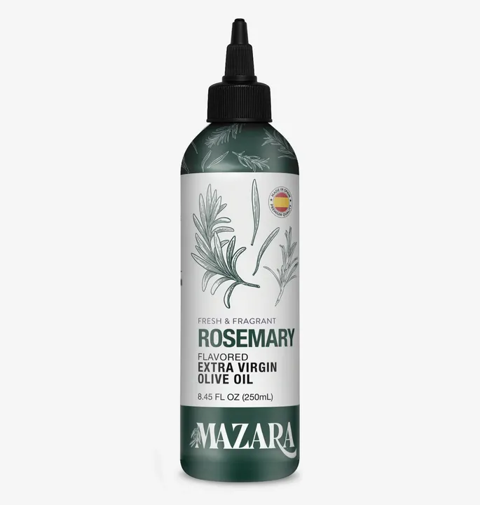 Mazara Squeezable Spanish Rosemary-Infused Extra Virgin Organic Olive Oil – 250 ml
