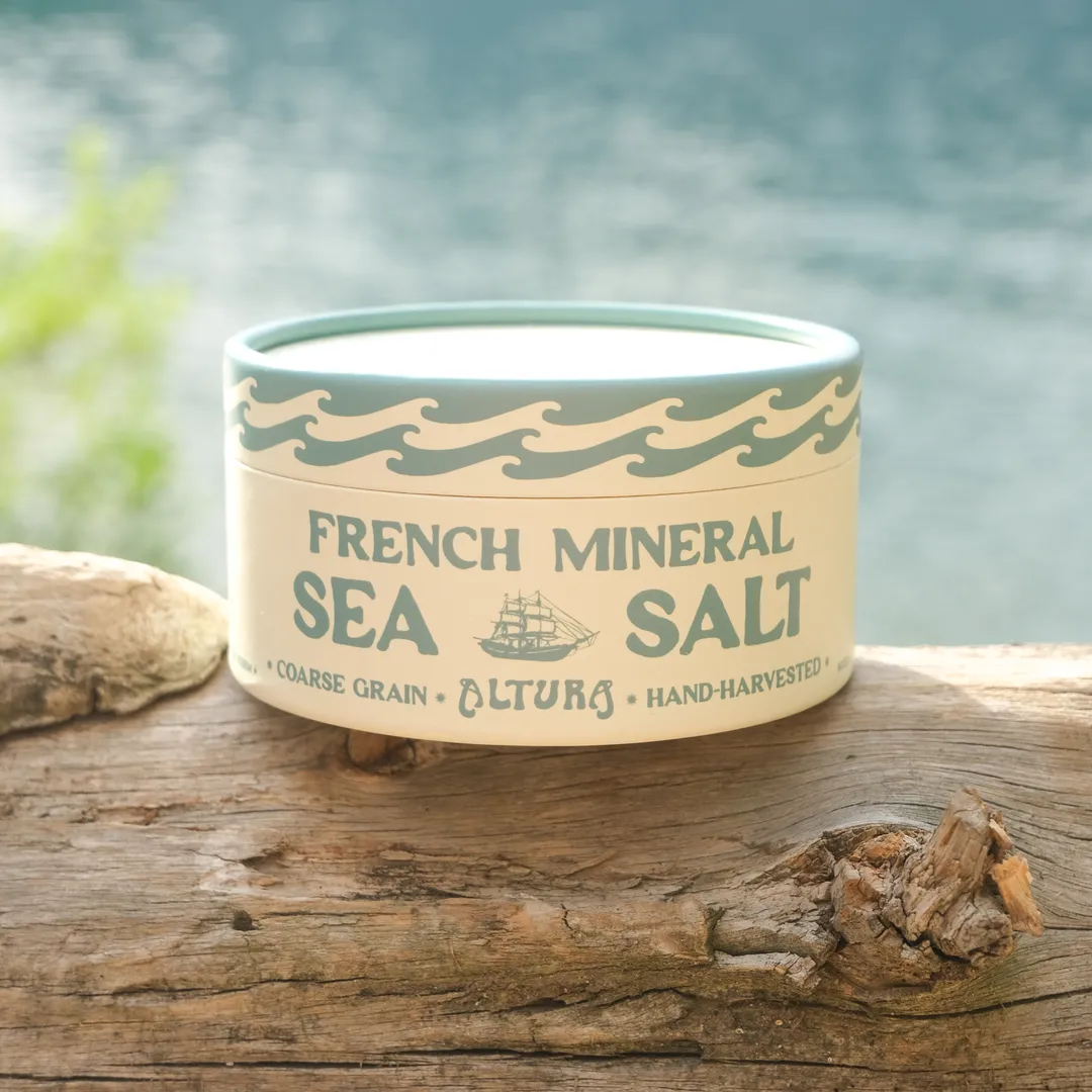 French Mineral Sea Salt - Coarse Grain - 8 oz | Altura