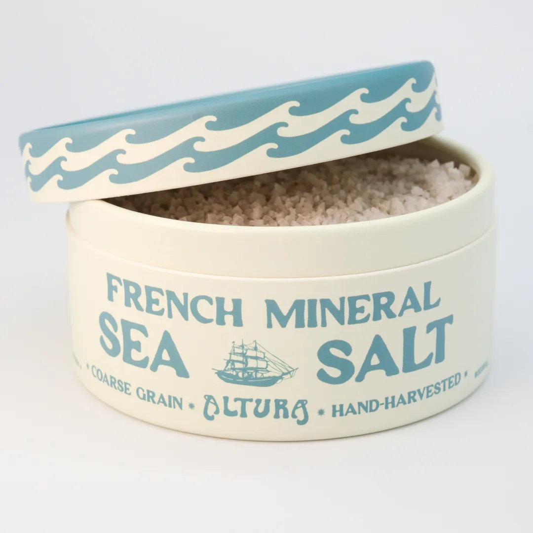 French Mineral Sea Salt - Coarse Grain - 8 oz | Altura