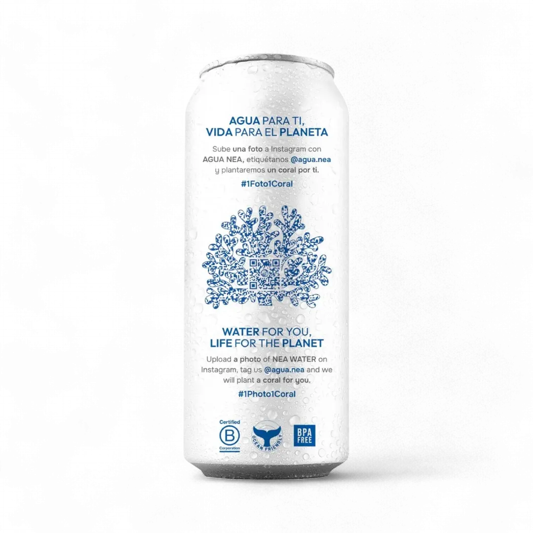 NEA Canned Water Spring Water 12 Pack