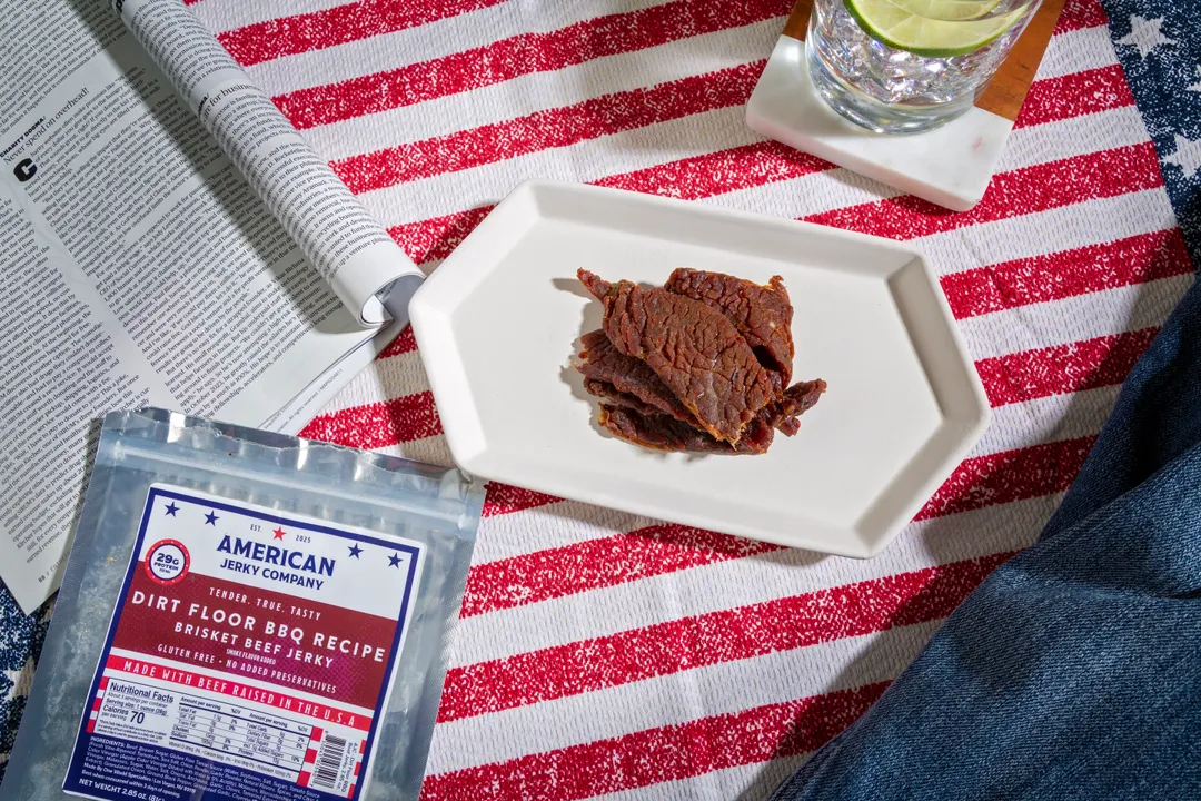 American Jerky Company – 2.85oz Dirt Floor BBQ Recipe Brisket Beef Jerky