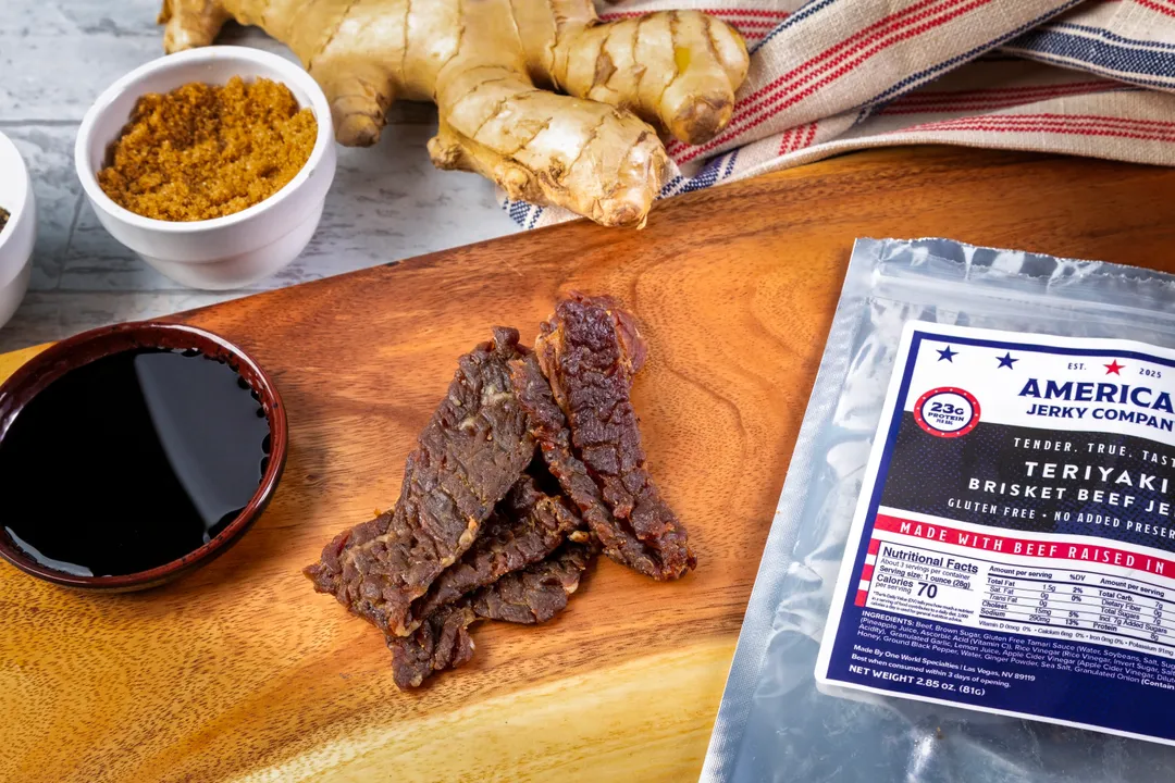 American Jerky Company – 2.85oz Teriyaki Brisket Beef Jerky