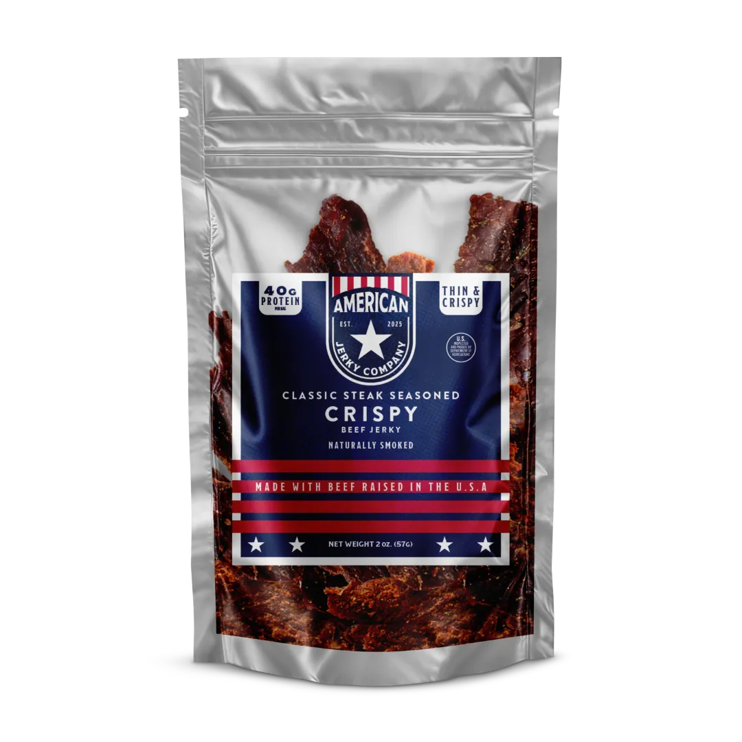 American Jerky Company – 2oz Crispy Beef Jerky