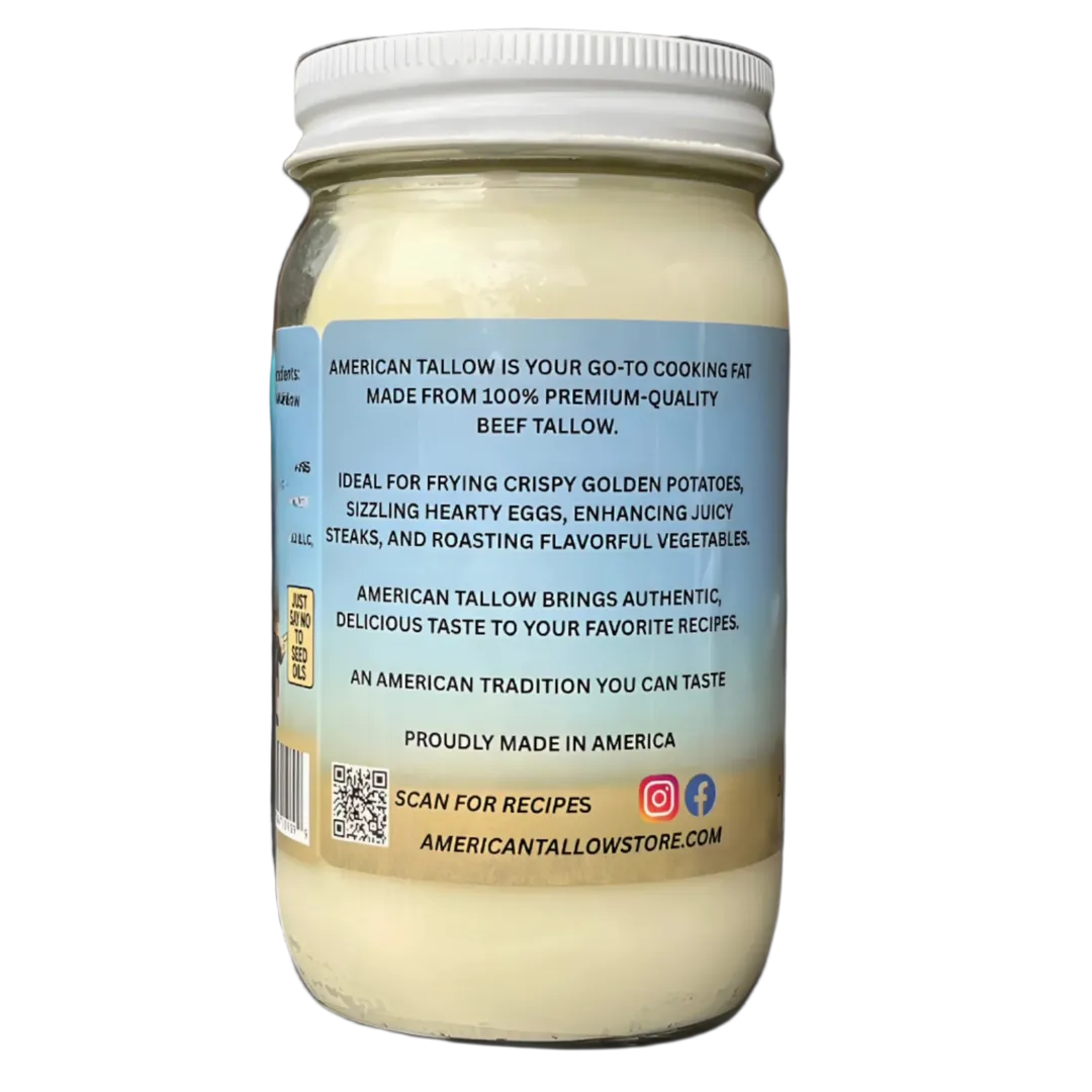 Beef Tallow - 14 oz Jar